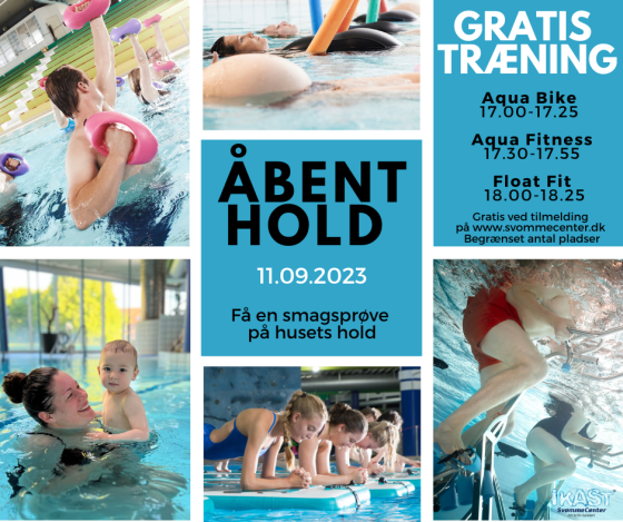 REklame for Åbent hold arrangement 11/9-23